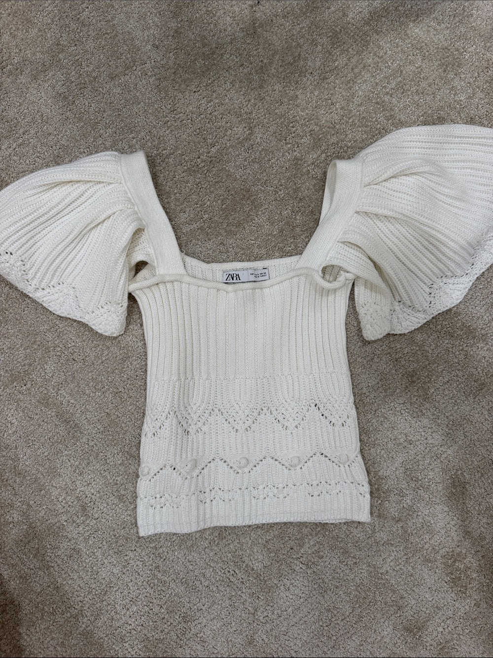 NWOT Zara Knit Top